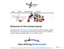 Tablet Screenshot of fbctconservatory.org